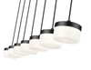 Z-Lite - 827P6-7L-MB-LED - LED Linear Chandelier - Renaud - Matte Black