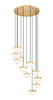 Z-Lite - 827P6-11R-MGLD-LED - LED Chandelier - Renaud - Modern Gold