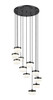 Z-Lite - 827P6-11R-MB-LED - LED Chandelier - Renaud - Matte Black