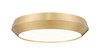 Z-Lite - 7701F16-MGLD-LED - LED Flush Mount - Quasars - Modern Gold