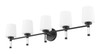 Z-Lite - 7700-5V-MB - Five Light Vanity - Henri - Matte Black