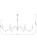 Z-Lite - 6103-63BN - Six Light Chandelier - Toussant - Brushed Nickel