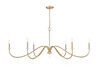 Z-Lite - 6103-63MGLD - Six Light Chandelier - Toussant - Mordern Gold