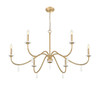 Z-Lite - 6103-45MGLD - Six Light Chandelier - Toussant - Mordern Gold