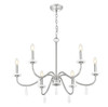 Z-Lite - 6103-32BN - Six Light Chandelier - Toussant - Brushed Nickel