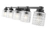 Z-Lite - 6101-5V-MB - Five Light Vanity - Jacqueline - Matte Black