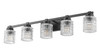 Z-Lite - 6101-5V-MB - Five Light Vanity - Jacqueline - Matte Black
