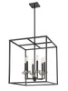 Z-Lite - 6100-21MB - Six Light Chandelier - Gaultier - Matte Black+Mordern Gold
