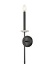 Z-Lite - 6100-1S-MB - One Light Wall Sconce - Gaultier - Matte Black+Mordern Gold