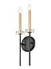 Z-Lite - 6100-2S-MB - Two Light Wall Sconce - Gaultier - Matte Black+Mordern Gold