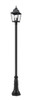 Z-Lite - 5029PHBR-518P-BK - Three Light Outdoor Post Mount - Raphael - Sand Black