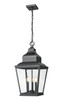 Z-Lite - 5029CHB-BK - Three Light Outdoor Chain Mount Ceiling Fixture - Raphael - Sand Black