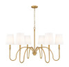 Z-Lite - 4505-6RB - Six Light Chandelier - Jisele - Rubbed Brass