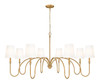 Z-Lite - 4505-8RB - Eight Light Chandelier - Jisele - Rubbed Brass