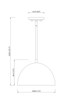 Z-Lite - 4501P12-MB - One Light Pendant - Vega - Matte Black