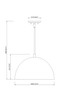 Z-Lite - 4501P16-MW - One Light Pendant - Vega - Matte White