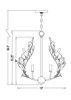 Z-Lite - 353-18MGLD - Four Light Chandelier - Claudine - Modern Gold