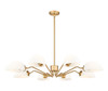 Z-Lite - 3048-8MGLD - Eight Light Chandelier - Breton - Modern Gold
