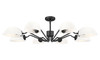 Z-Lite - 3048-8MB - Eight Light Chandelier - Breton - Matte Black