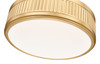 Z-Lite - 3046SF15-MGLD-LED - LED Semi Flush Mount - Quinn - Modern Gold