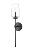 Z-Lite - 2012-1S-MB - One Light Wall Sconce - Dominique - Matte Black