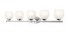 Z-Lite - 1963-5V-CH - Five Light Vanity - Colette - Chrome