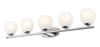 Z-Lite - 1963-5V-CH - Five Light Vanity - Colette - Chrome