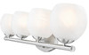 Z-Lite - 1963-4V-BN - Four Light Vanity - Colette - Brushed Nickel