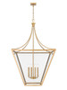 Z-Lite - 1961-8RB - Eight Light Chandelier - Montalcino - Rubbed Brass