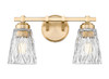 Z-Lite - 1960-2V-MGLD - Two Light Vanity - Andree - Modern Gold