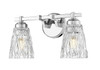 Z-Lite - 1960-2V-CH - Two Light Vanity - Andree - Chrome