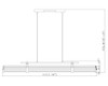 Z-Lite - 1959-44L-MGLD-LED - LED Linear Chandelier - Benoit - Modern Gold
