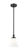 Z-Lite - 1958P8-MB - One Light Pendant - Fleur - Matte Black