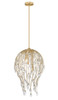 Z-Lite - 1957P18-MGLD - Six Light Pendant - Gabriella - Modern Gold