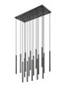 Z-Lite - 919MP24-17L-MB-LED - LED Linear Chandelier - Forest - Matte Black