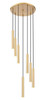 Z-Lite - 919MP12-7R-MGLD-LED - LED Chandelier - Forest - Modern Gold