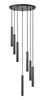 Z-Lite - 919MP12-7R-MB-LED - LED Chandelier - Forest - Matte Black