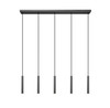 Z-Lite - 919MP12-5L-MB-LED - LED Linear Chandelier - Forest - Matte Black