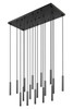 Z-Lite - 919MP12-17L-MB-LED - LED Linear Chandelier - Forest - Matte Black