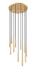 Z-Lite - 919MP12-11R-MGLD-LED - LED Chandelier - Forest - Modern Gold
