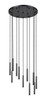 Z-Lite - 919MP12-11R-MB-LED - LED Chandelier - Forest - Matte Black