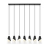 Z-Lite - 828P7-7L-MB - Seven Light Linear Chandelier - Aimie - Matte Black