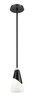 Z-Lite - 828P6-ROD-MB - One Light Pendant - Aimie - Matte Black