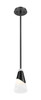 Z-Lite - 828P6-ROD-MB - One Light Pendant - Aimie - Matte Black