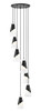 Z-Lite - 828P6-7R-MB - Seven Light Chandelier - Aimie - Matte Black