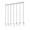 Z-Lite - 828P6-7L-BN - Seven Light Linear Chandelier - Aimie - Brushed Nickel