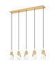 Z-Lite - 828P6-5L-MGLD - Five Light Linear Chandelier - Aimie - Modern Gold
