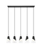 Z-Lite - 828P6-5L-MB - Five Light Linear Chandelier - Aimie - Matte Black