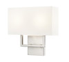 Z-Lite - 815-2S-BN - Two Light Wall Sconce - Saxon - Brushed Nickel