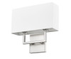 Z-Lite - 815-2S-BN - Two Light Wall Sconce - Saxon - Brushed Nickel